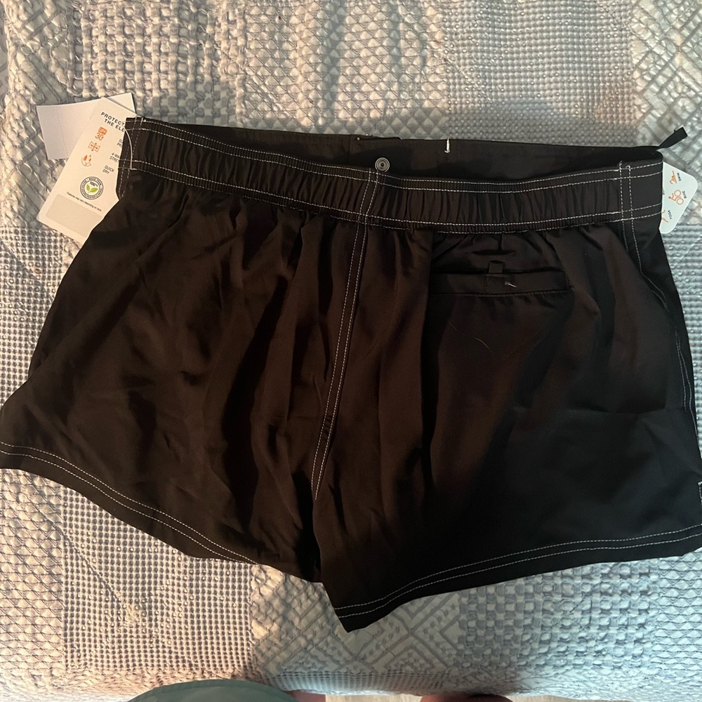 ZeroXposur Black Swimwear with White Accents